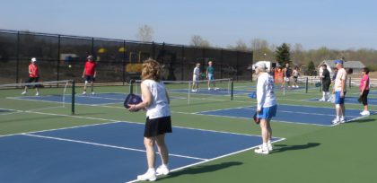 Pickleball Courts on Town Hall Campus