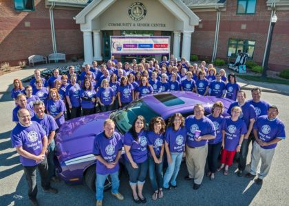 Town of Greece Employees Posing for Relay for Life Event