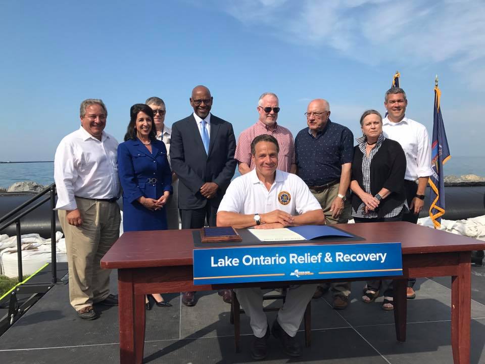 Signing of the Lake Ontario Relief and Recovery Grant