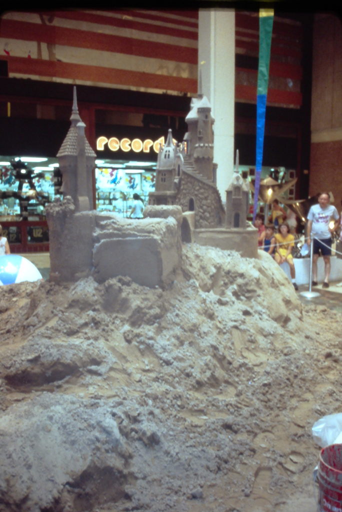 “On the Beach” Sand Castle Creation at Long Ridge Mall