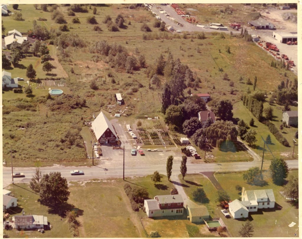 Aerial View of Agway Garden Store on Long Pond Road