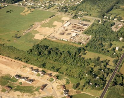 Aerial View of Department of Public Works