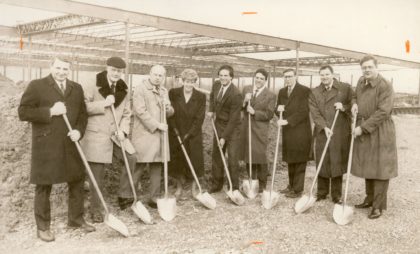 Supervisor Roger Boily and Others at Tops Market Groundbreaking Ceremony