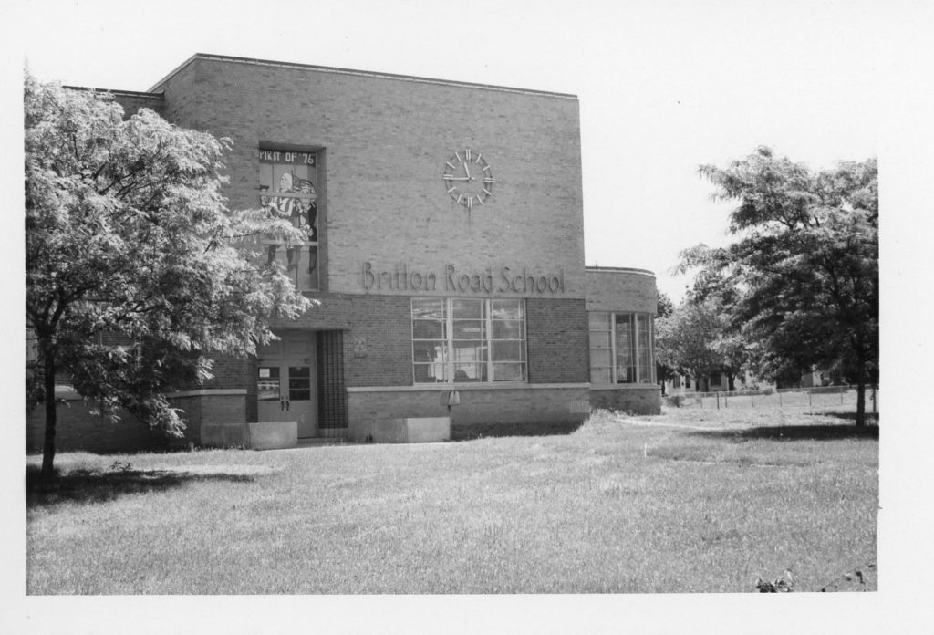 Front of Britton Road Jr. High School