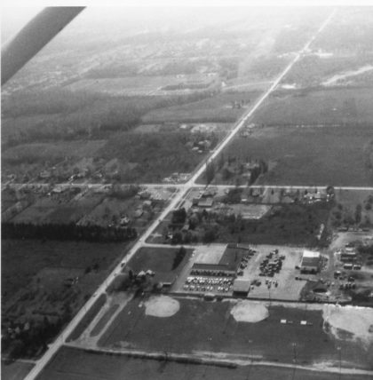 Aerial View of Latta and Long Pond Roads