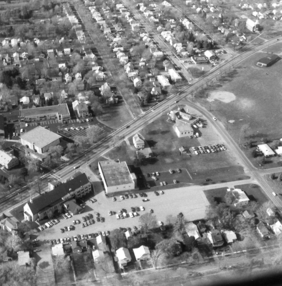 Aerial View of Dewey Avenue and Clark Park