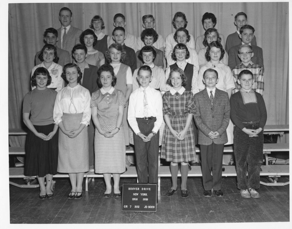 Hoover Drive School – 1958 7th Grade Class