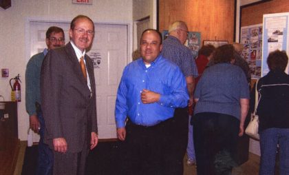 Town Supervisor John T. Auberger and Deputy Town Supervisor Jeff McCann