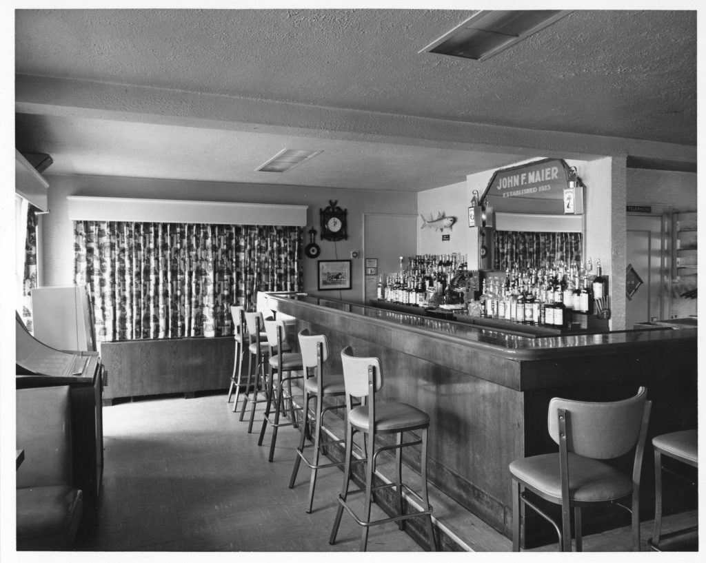 The Maier’s Hotel Bar In the 1960’s