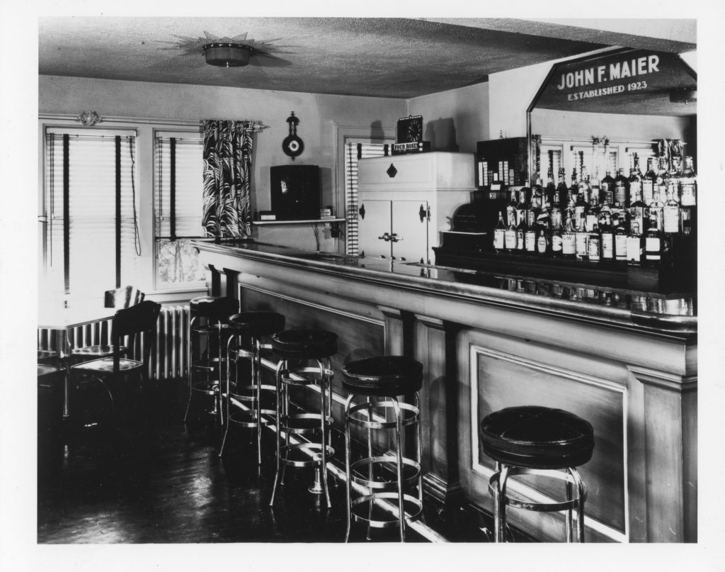 The Maier’s Hotel Bar In the 1920’s